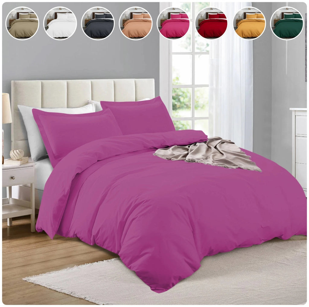 Luxury Duvet Cover Feel Like Cotton Hotel Quality Bedding Set Twin Queen King US