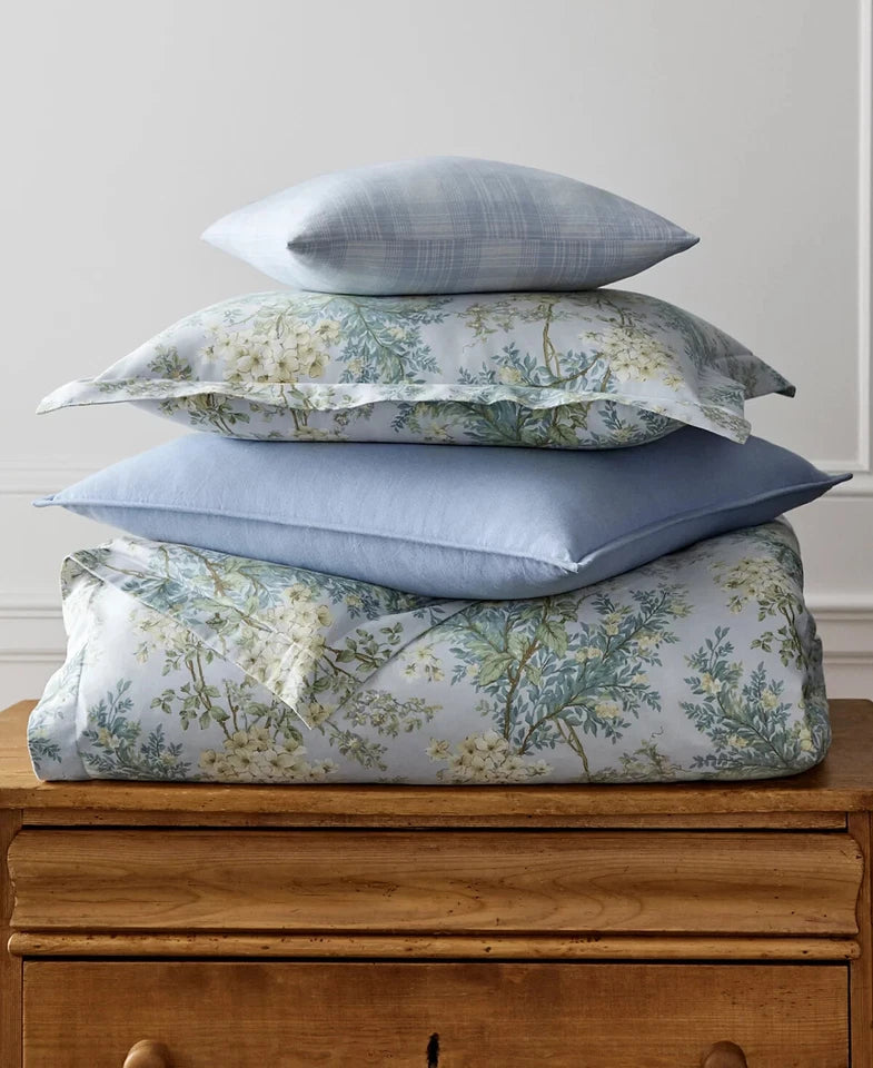 Lauren Ralph Lauren T11602 Floral Cotton Sadie Duvet Cover Shams Set Full/Queen