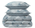 Scott Living 3Pc 100% Cotton Duvet Set Ambrose China Blue Queen/King