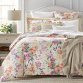 SKY HARPER AUTUMNAL FLORAL KING DUVET COVER SET SHAMS 100% COTTON